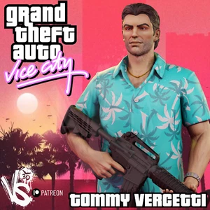 Tommy Vercetti (GTA Vice City) - Kit modellismo stampa 3D - Fan Art - Foto 1 di 9