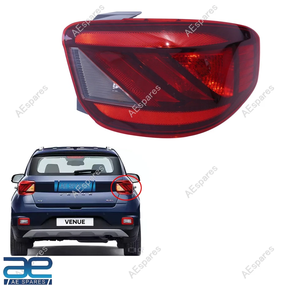 Rear Tail Light RH For Hyundai Venue 1.0L 1.2L 1.4L 2019-2022 92402-K3000 AEs - Image 1 of 4