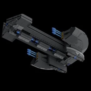 MOC-125615 Bilskirnir-class Space Wars Ship Sci-Fi Spacecraft 776 Pieces - Picture 1 of 5