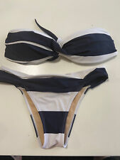 lenny niemeyer Striped bikini Sz M Free Post (acc498