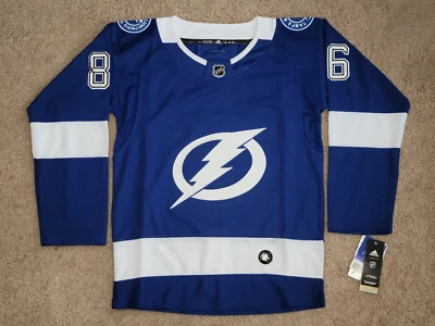 Tampa Bay Lightning Nikita Kucherov #86 Blue Jersey All Stitched Youth S/M BNWT - Изображение 1 из 4