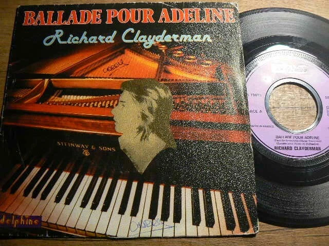 . 45 t RICHARD CLAYDERMAN Ballade pour Adeline - Photo 1/1