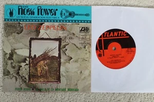 Led Zeppelin - Black Dog - Mexican Picture Sleeve PS 7" - Picture 1 of 3