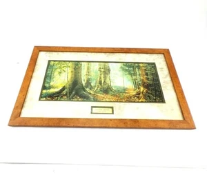 Greg Olsen Sacred Grove gerahmtes Stück signierte Ecke kleine Plakette toller Zustand - Bild 1 von 8