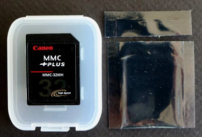 CANON MMC PLUS MMC-32MH-MEMORY CARD~NEVER USED - Image 1 of 4