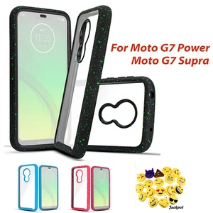 Moto G7 Power/G7 Supra Clear Full Body Shockproof Protective Case Built Screen - Bild 1 von 17