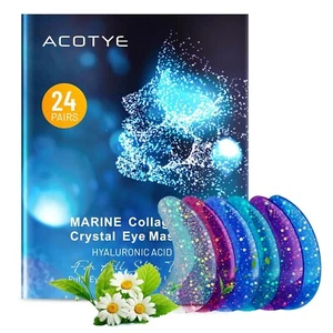 under Eye Gel Patches 48PCS for Puffy Eyes and Dark Circles,Hydrating Hyaluronic - Picture 1 of 7