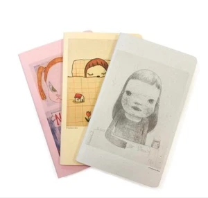 Yoshitomo Nara Moleskine Journal Notebook 3pcs Japan - Afbeelding 1 van 7