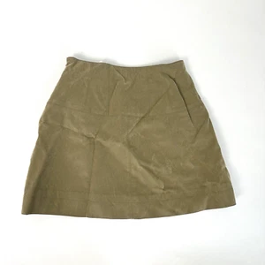 Free People Minirock grün Wildleder gefüttert Größe Zero - Bild 1 von 11