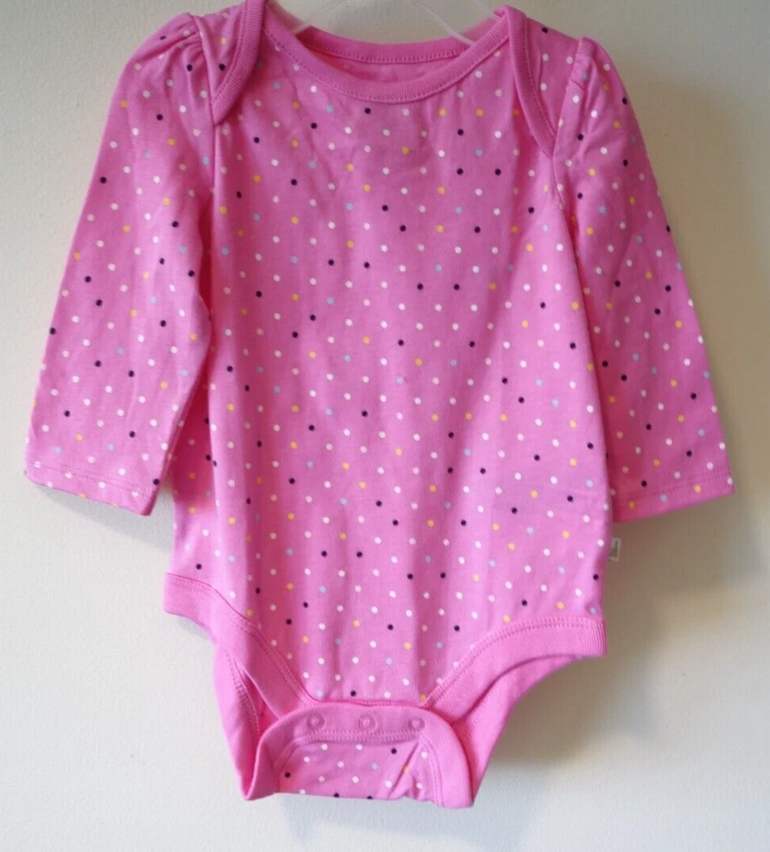 Nuevo Top Baby Gap Rosa Lunares Niña Talla 6-12 Meses Foto 1 de 1