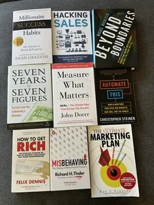 Bulk Lot Bundle of 9 Books Self Help Business Finance Get Rich Marketing - Picture 1 of 15