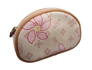 Monedero de identificación para mujer estilo cuero floral rosa - Imagen 1 de 8