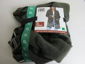 Frye Ladies' Patterned Cozy Cardigan Sweater Size XL - Green (NWT) - Picture 1 of 5