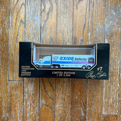 1/87 RACING CHAMPIONS #7 GEOFF BODINE Exide Batteries 1994 Transporter Limited - Image 1 of 4