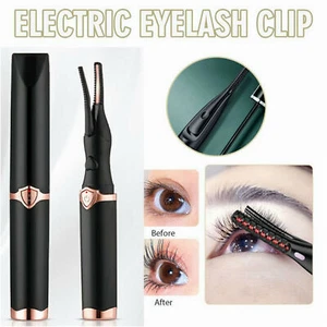 Elektrische beheizte Wimpernzange USB Wiederaufladbar Makeup Curling Langlebig - Bild 1 von 6