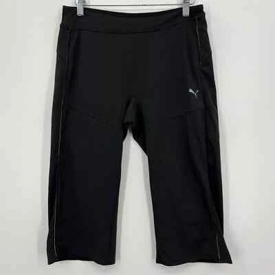 Leggings Puma Para Mujer Talla M Negros Recortados Capri Célula Seca Logo Yoga Activo Foto 1 de 4