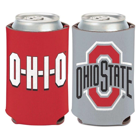 Ohio State Buckeyes 12oz Slogan Can Cooler [NEW] NCAA Beer Coozie Koozie Drink Cover