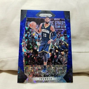 Paul George 2017-18 NBA Prizm Blue Fast Break Disco Prizms Card #264 #d 11/175 - Picture 1 of 2