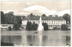 Ansichtskarte Bad Salzungen - Kurhaus am Burgsee - schwarz/weiß - Picture 1 of 2