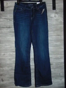 NEW! Maurice's DenimFlex Mid Rise Dark Wash Bootcut Jeans 6 SHORT Womens Blue - Picture 1 of 3