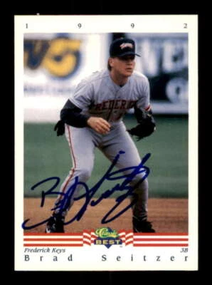 1992 Classic Best #146 Brad Seitzer AUTOGRAPHED!!!! 242827 - Image 1 of 2