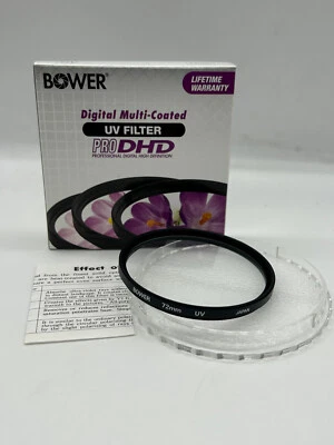 Bower High Quality Digital Multi Coated Pro DHD UV Filter 72mm Made in Japan New - Image 1 of 4