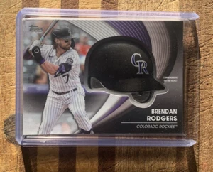 2022 Topps Update Commemorative Helmet Brendan Rodgers #BH-BR - Rockies - Bild 1 von 2