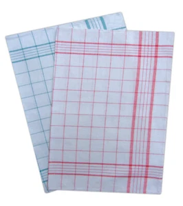 Asciugamano da tè grande a quadri in twill asciugamani da cucina panno per la pulizia. Asciugamani a T uso quotidiano - Foto 1 di 12