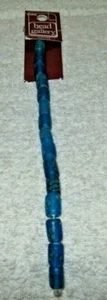 Bead Gallery - Glass Aqua Tube - 8 X 12 mm - New - Picture 1 of 3