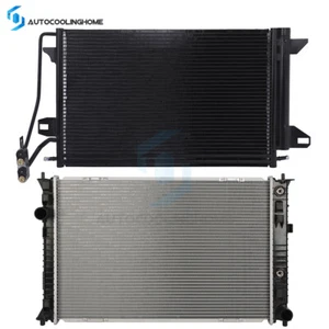 Cooling Radiator And AC Condenser For 2007 2008 2009 2010 2011 2012 Lincoln MKZ - Picture 1 of 8