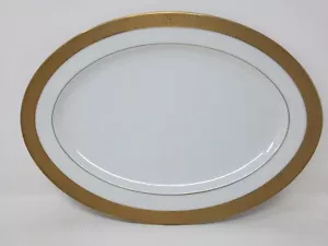 Plato ovalado borde dorado Georgetown Sango China 3755 12 1/8" - Imagen 1 de 4