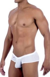 Nuevo Joe Snyder Blanco Malla Maxibulge Cheek Cheeky Tanga Calzoncillo Anillo en C Pequeño S - Imagen 1 de 5
