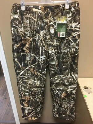 Coleman Waterproof Fleece Lined Hunting Pants Realtree Max-4 2XL NEW - Image 1 of 3