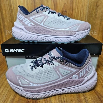 HI-TEC Women's Trail Sneakers Shoes ~ Lilac Marble ~ Various Sizes - Image 1 of 4