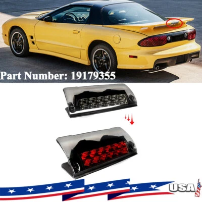 Smoked LED High 3rd Brake Light Lamp For 1993-2002 Pontiac Firebird Trans Am WS6 — 第 1/4 张图片