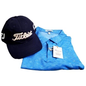 Peter Millar Cardinals Men's 2XL Shirt Blue Titleist Saint Louis Golf Summer Hat - Picture 1 of 24