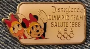 Prendedor de natación sincronizado Disney ~ Minnie ~ Margarita ~ Disneylandia ~ Seúl Olímpico ~ 1988 - Imagen 1 de 3