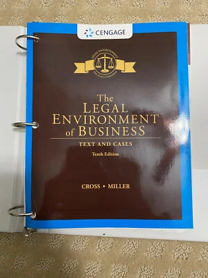 Bundle The Legal Environment of Business Text and Cases Loose Leaf - Image 1 of 3