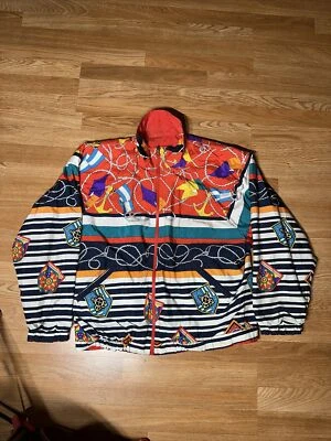 Chaqueta Náutica Cabeza De Colección Para Hombres XL 90s Retro Informal Deporte Marítimo Glamour EE. UU. Foto 1 de 4