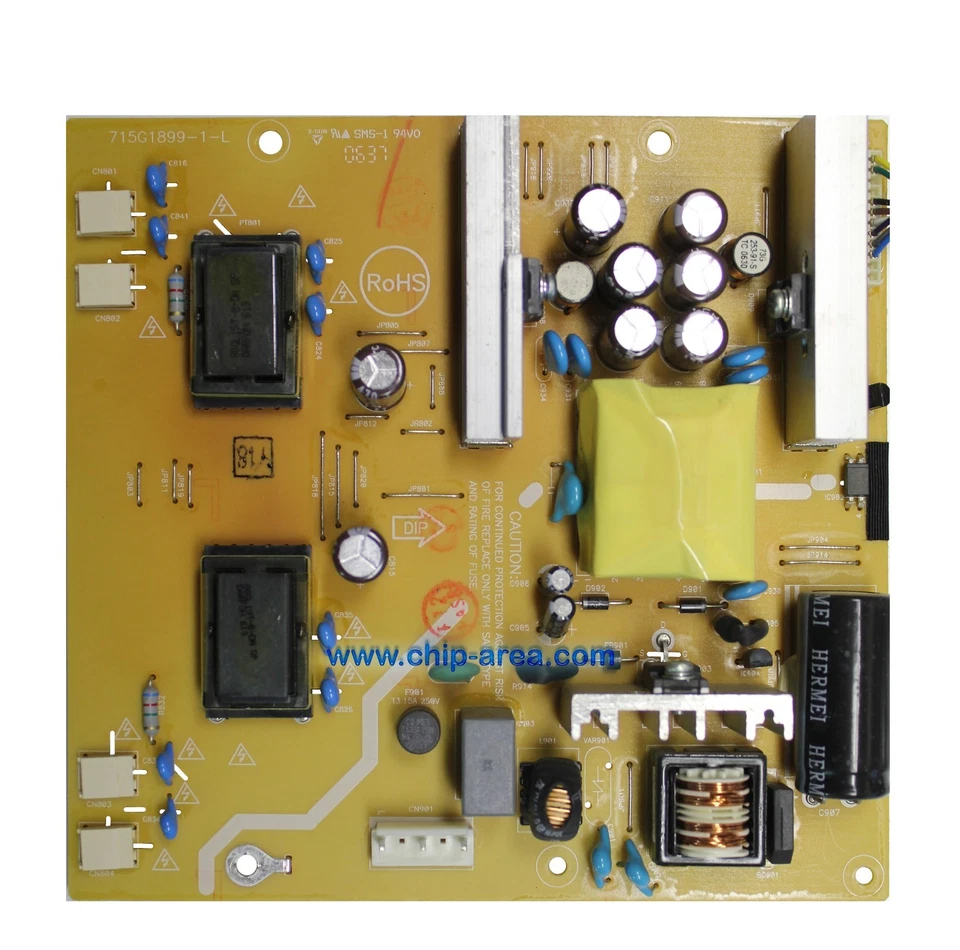 Power Supply 715G1899-1-L For Monitor LCD Lenovo IBM L192 L193 ADTV1942AUL1P - Image 1 of 1