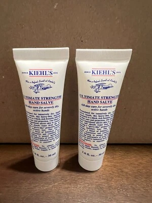 2x Kiehl's Ultimate Strength Hand Salve Moisturizer 1oz / 30ml Each - Image 1 of 3