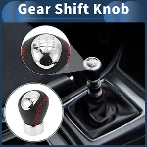 5 Speed Manual Gear Shift Knob for Mazda 3 BK 2003-2008 Plastic Faux Leather - Picture 1 of 6