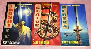 Cary Osborne COMPLETE Iroshi Series Books #1 - 3 Ace Science Fiction BRAND NEW - Foto 1 di 3