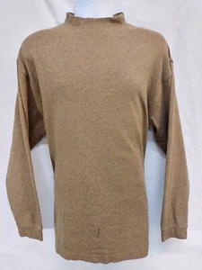 Pendleton Herren XL braun Langarm gebürstete Baumwolle Wasserfallausschnitt Pullover Extra Large - Bild 1 von 5