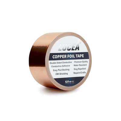 Premium Copper Foil Tape 2" x 21 ft – Conductive Adhesive for EMI Shielding, DIY - Image 1 of 4