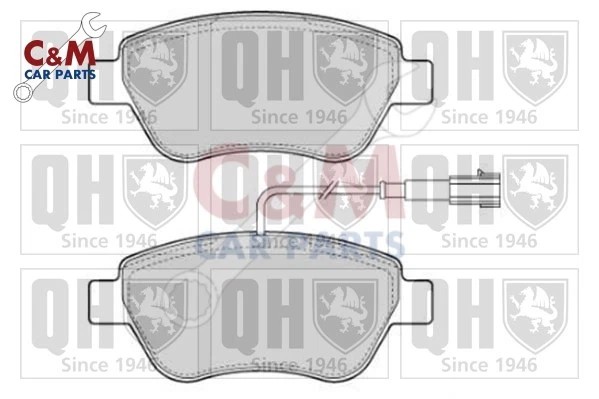 Juego Pastillas Freno Delanteras para FIAT PUNTO EVO de 2008 a 2021 - QH (1) Foto 1 de 1