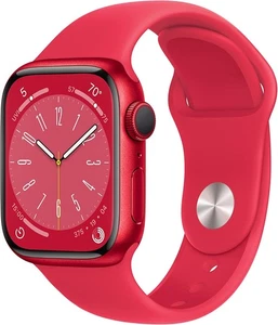 Apple Watch Series 8 Aluminum 41mm A2772 (GPS Only, No Cellular) Red (Good) - Picture 1 of 3