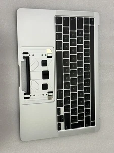 ORIGINAL: SILVER topcase clavier QWERTY INTERNATIONAL apple MACBOOK pro13" A2251 - Imagen 1 de 2