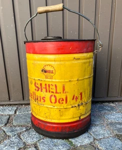 original Öl Oel Dose Kanister SHELL Telus Oel 41 Tanksteller Werkstatt [4092-11 - Picture 1 of 9