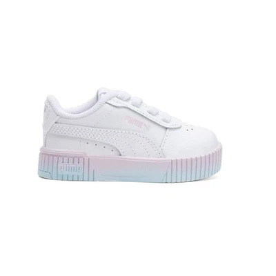 Tênis casual PUMA Carina 2.0 plataforma gradiente criança meninas tamanho 7 M - Imagem 1 de 4